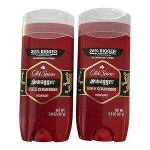 Old Spice - Swagger Deodorant (3.8 oz) - Aluminum Free Cedarwood 2 Pack